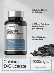 Horbäach Calcium D-Glucarate label highlights purity and non-GMO assurance.
