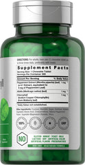 Horbäach Chlorophyll Pills natural peppermint flavor for easy daily use