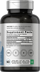 Horbaach Chondroitin Sulfate 1200mg capsules close-up showing quick-release design for daily use.