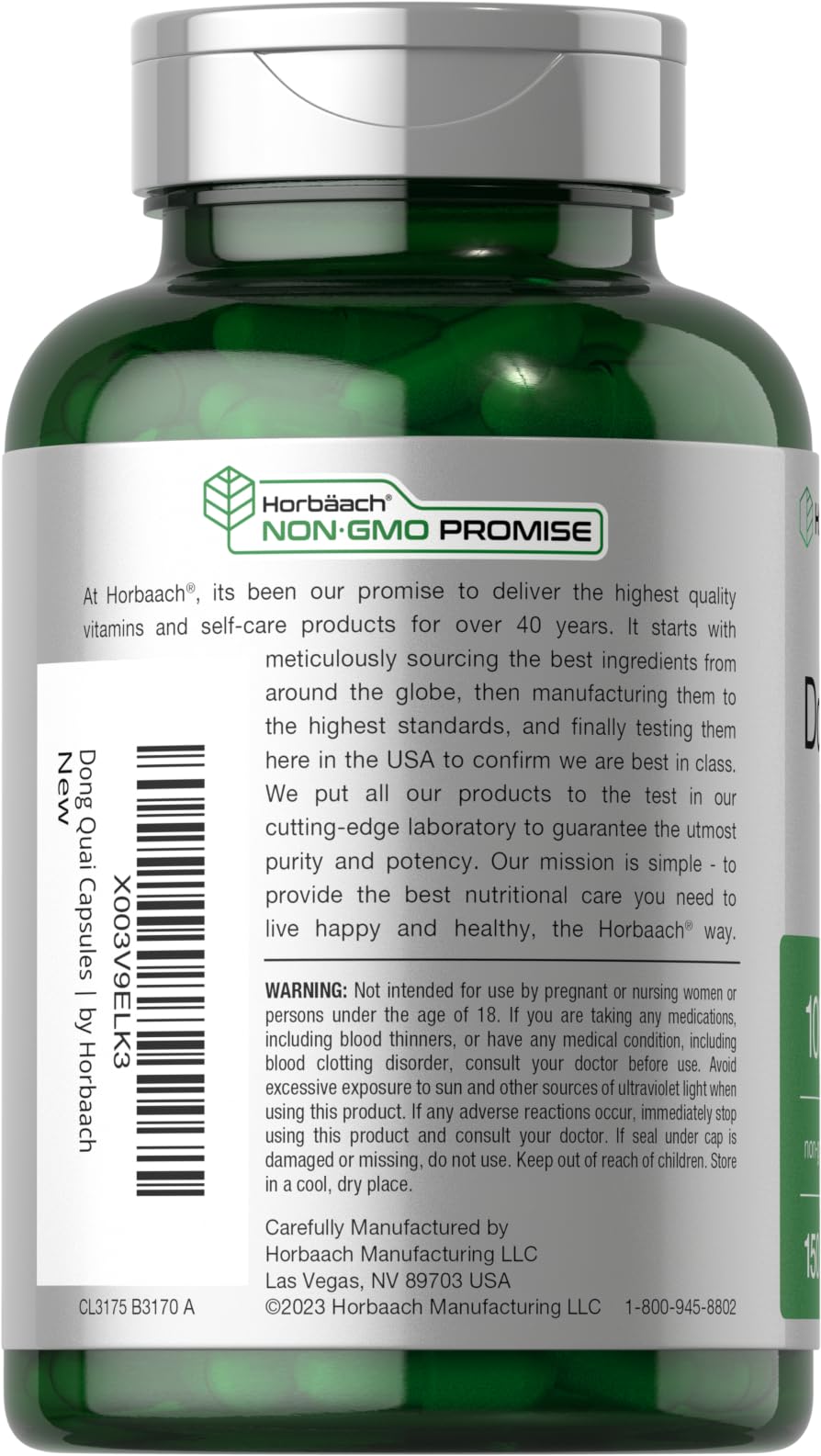Close-up of Horbaach quick-release capsules designed for absorption.