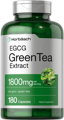 Horbäach EGCG Green Tea Extract bottle highlighting potent antioxidant support for daily wellness.