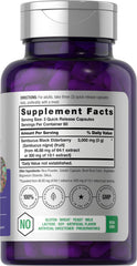 Horbäach Elderberry capsules packaging highlights a quick-release format for convenience.