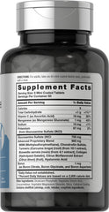 Horbäach glucosamine chondroitin msm turmeric bottle front view for easy self-care.