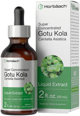 Horbäach Gotu Kola extract bottle for daily wellness support