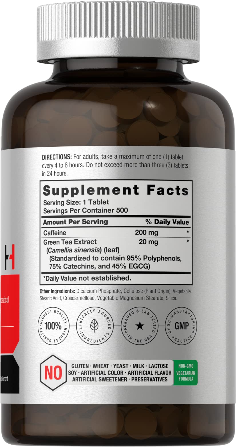 Horbäach Green Tea Extract bottle adds antioxidant support.