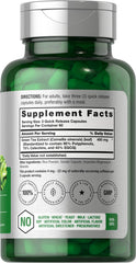 Capsules closeup highlighting Horbäach Green Tea Extract dosage for daily use