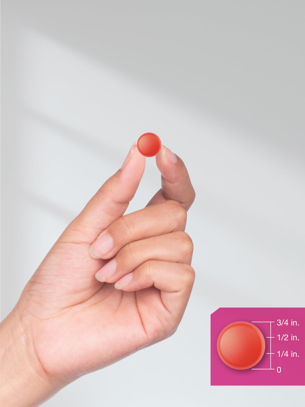 Person holding Horbäach gummy indicating easy daily routine