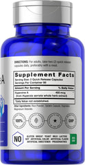 Horbäach Huperzine A capsules close-up illustrating quick-release design