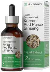 Horbaach Korean Red Ginseng bottle for daily energy support.