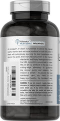 Label detail on Horbäach L-Tyrosine, emphasizing purity and 250-capsule count.