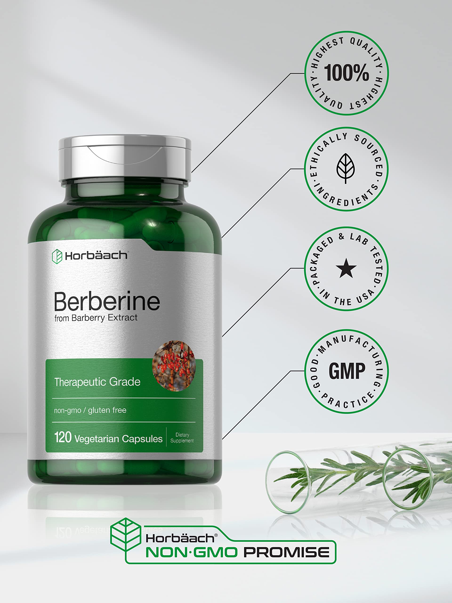 Horbaach lab-tested ingredients ensure purity and potency.