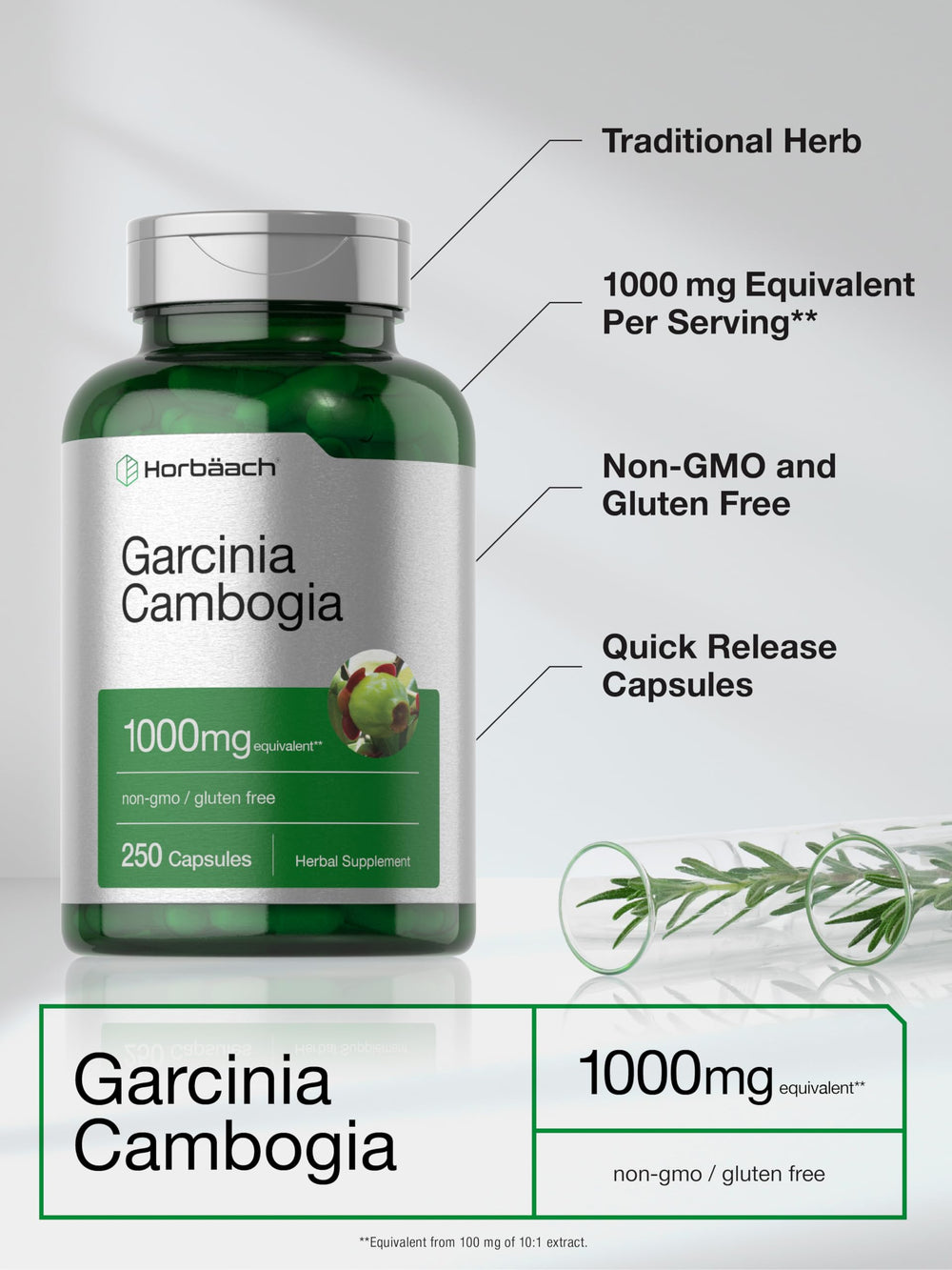 Horbaach lab-tested ingredients scene signaling trusted manufacturing.