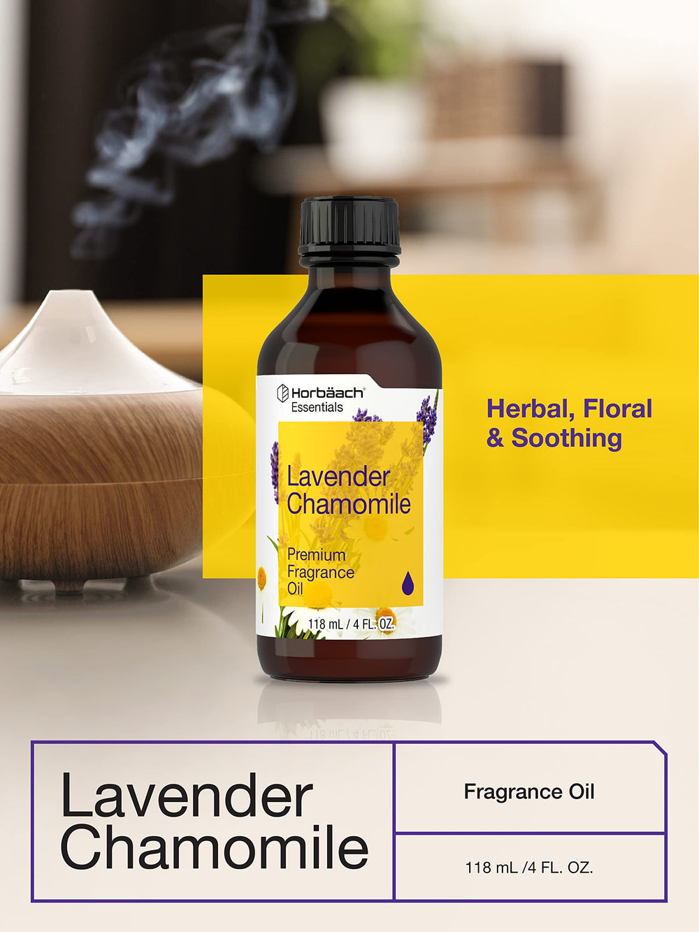 Horbaach Lavender Chamomile bath and body products using the fragrance oil.