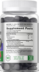 Horbäach Lions Mane Gummies 60-count bottle for easy daily use.