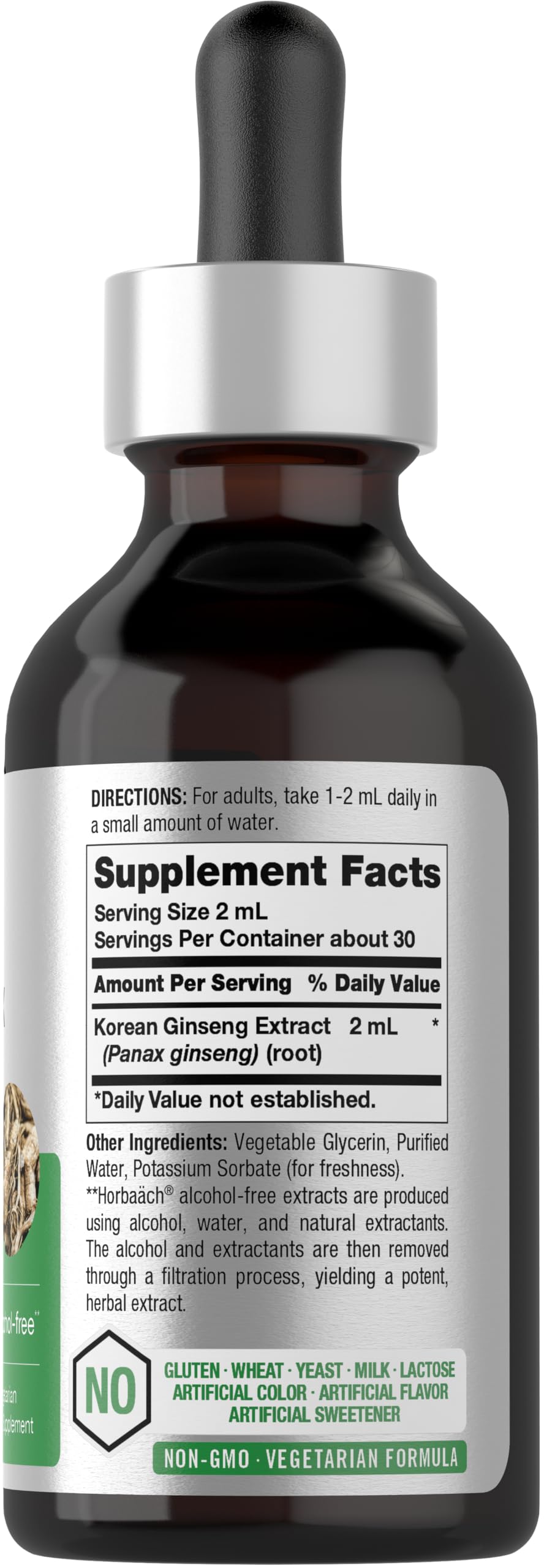 Horbaach liquid extract pour for easy dosing and routine use.