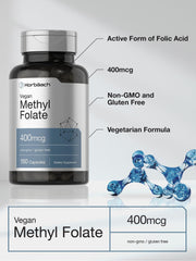 Horbäach Methyl Folate packaging on a shelf display