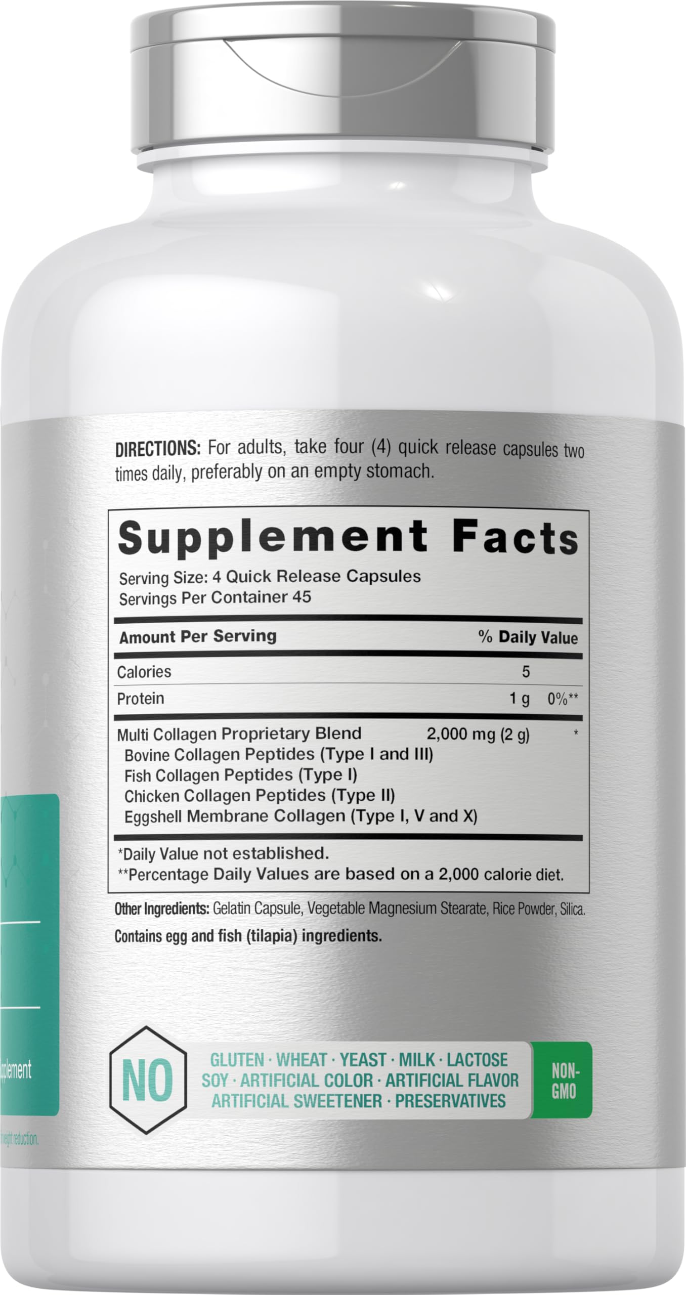 Horbaach collagen capsules stacked for convenient daily Keto and Paleo friendly support