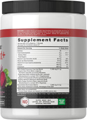 Horbaach Nitric Oxide Powder mixed berry flavor glass for refreshing shake