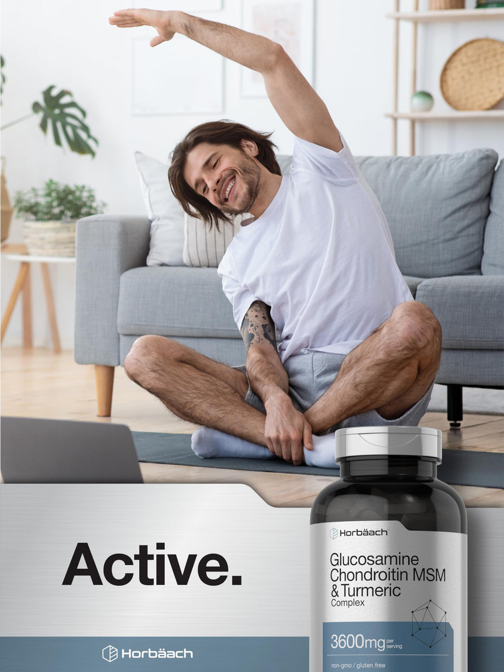 Horbäach Non-GMO Gluten-Free bottle confirms allergen-friendly formula