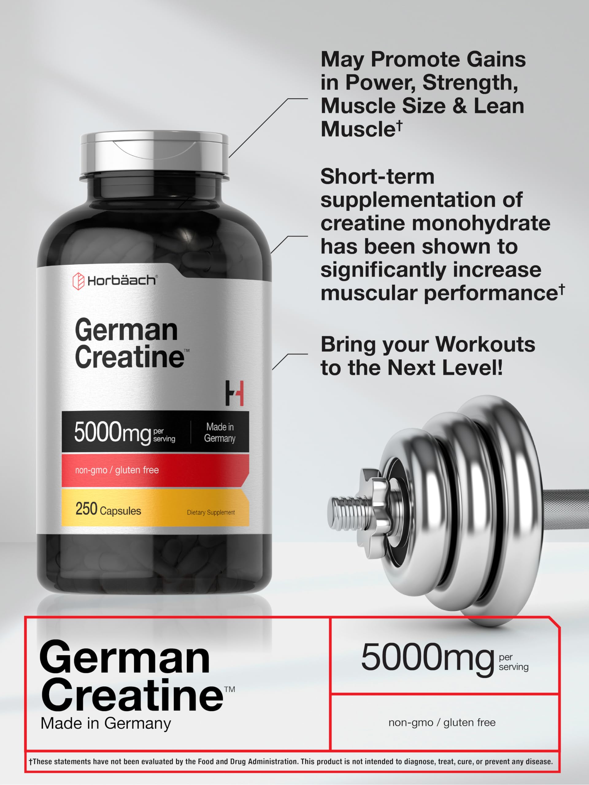 Horbaach gluten-free non-GMO formula designed for easy fitness use