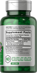Horbaach Pasiflora: dosis equivalente de 2200 mg para conveniencia.