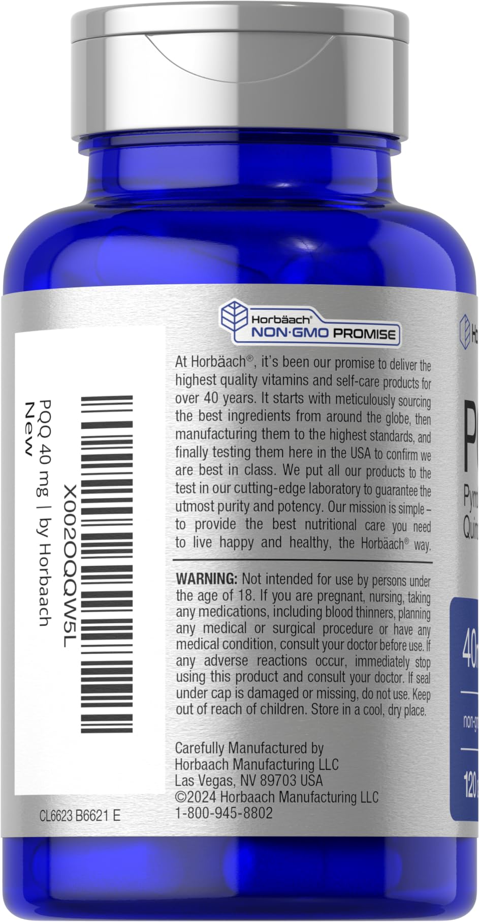Label detail shows gluten-free and non-GMO promise.