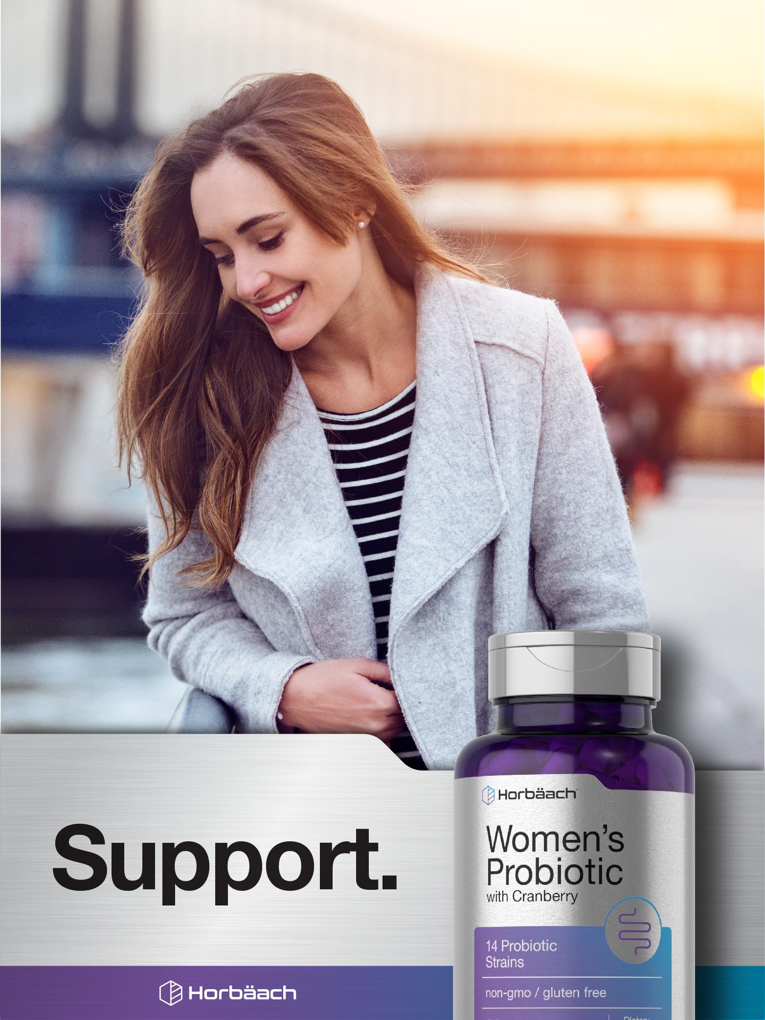 Horbäach Probiotic lab-tested ingredients ensure purity and potency