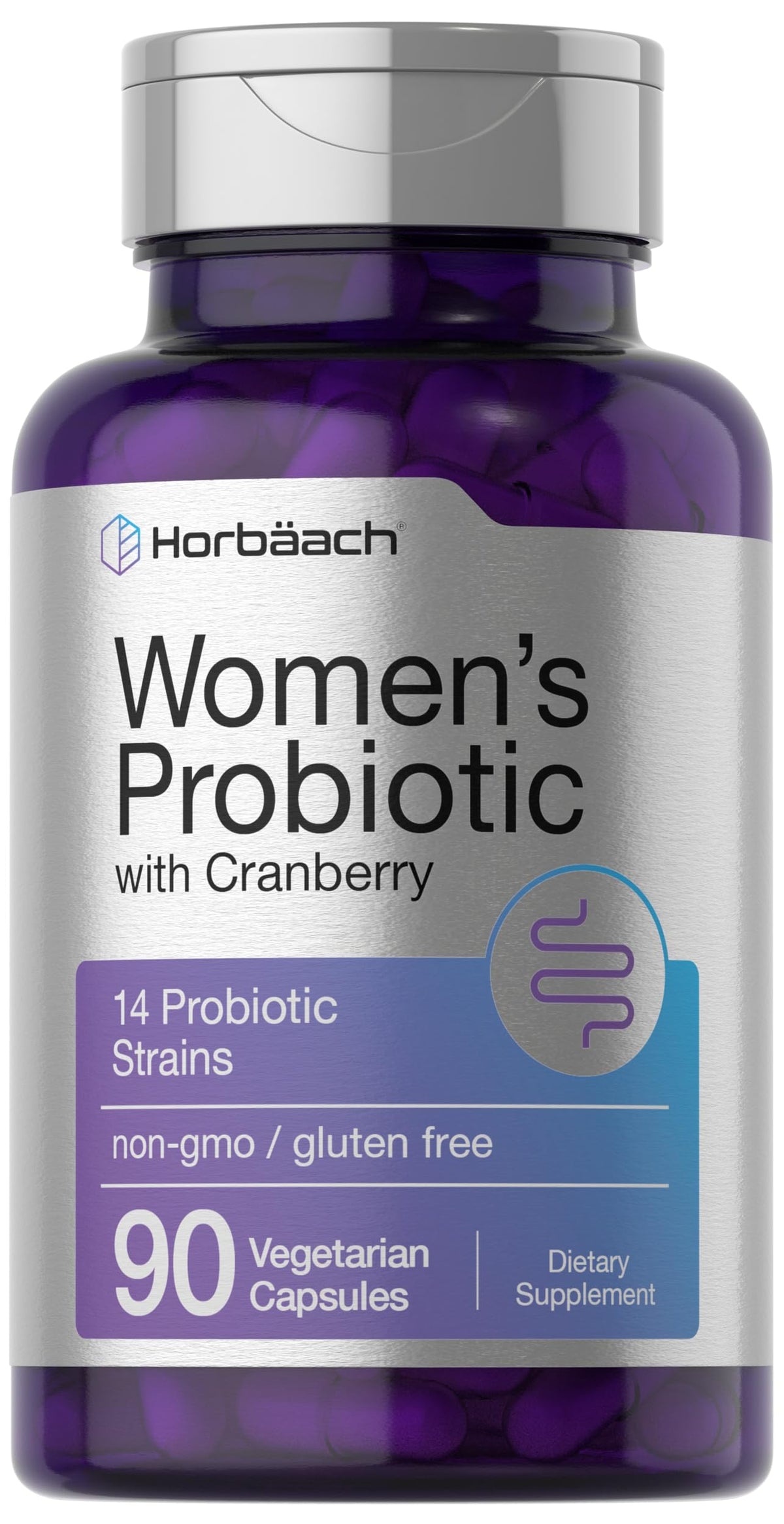 Horbäach Probiotic Women Cranberry bottle for daily gut balance
