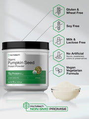 Horbaach pumpkin seed protein powder bowl presents protein-rich mix for breakfast bowls