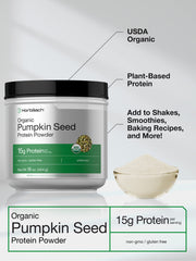 Horbaach pumpkin seed protein powder pour captures smooth texture ideal for baking