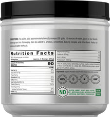 Horbaach pumpkin seed protein powder scoop demonstrates convenient serving for quick shakes