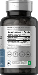 Horbaach R-Lipoic Acid capsules closeup highlighting quick-release design for daily use.