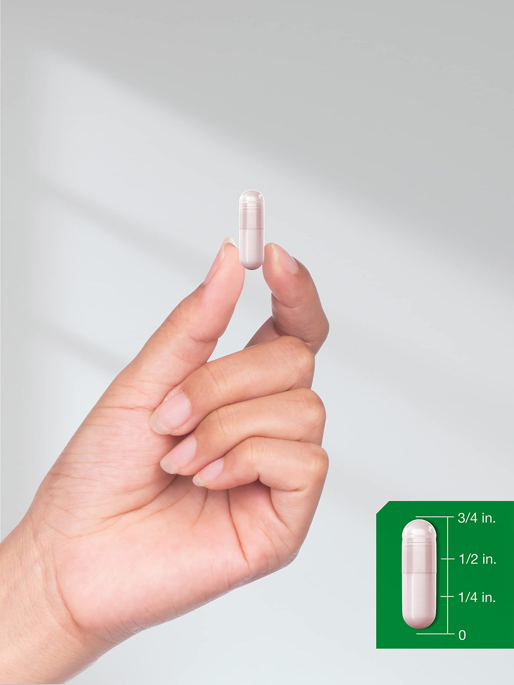 Horbäach Saffron Extract Capsules in hand for on-the-go use