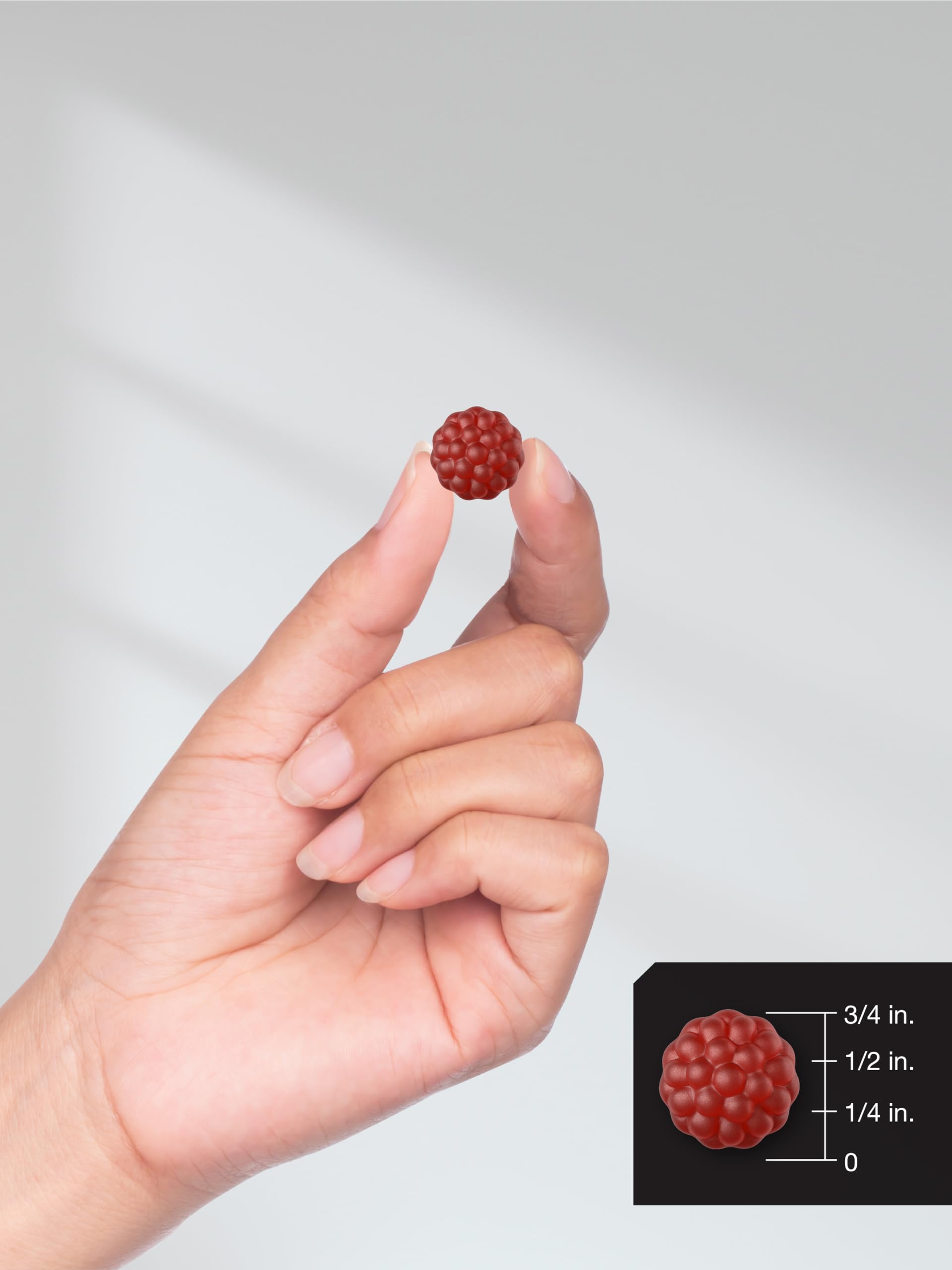 Boxed Horbaach Sambucus gummies shown with berry aroma hint.