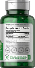 Horbaach Saw Palmetto bottle back shows dosage and gluten-free claim.