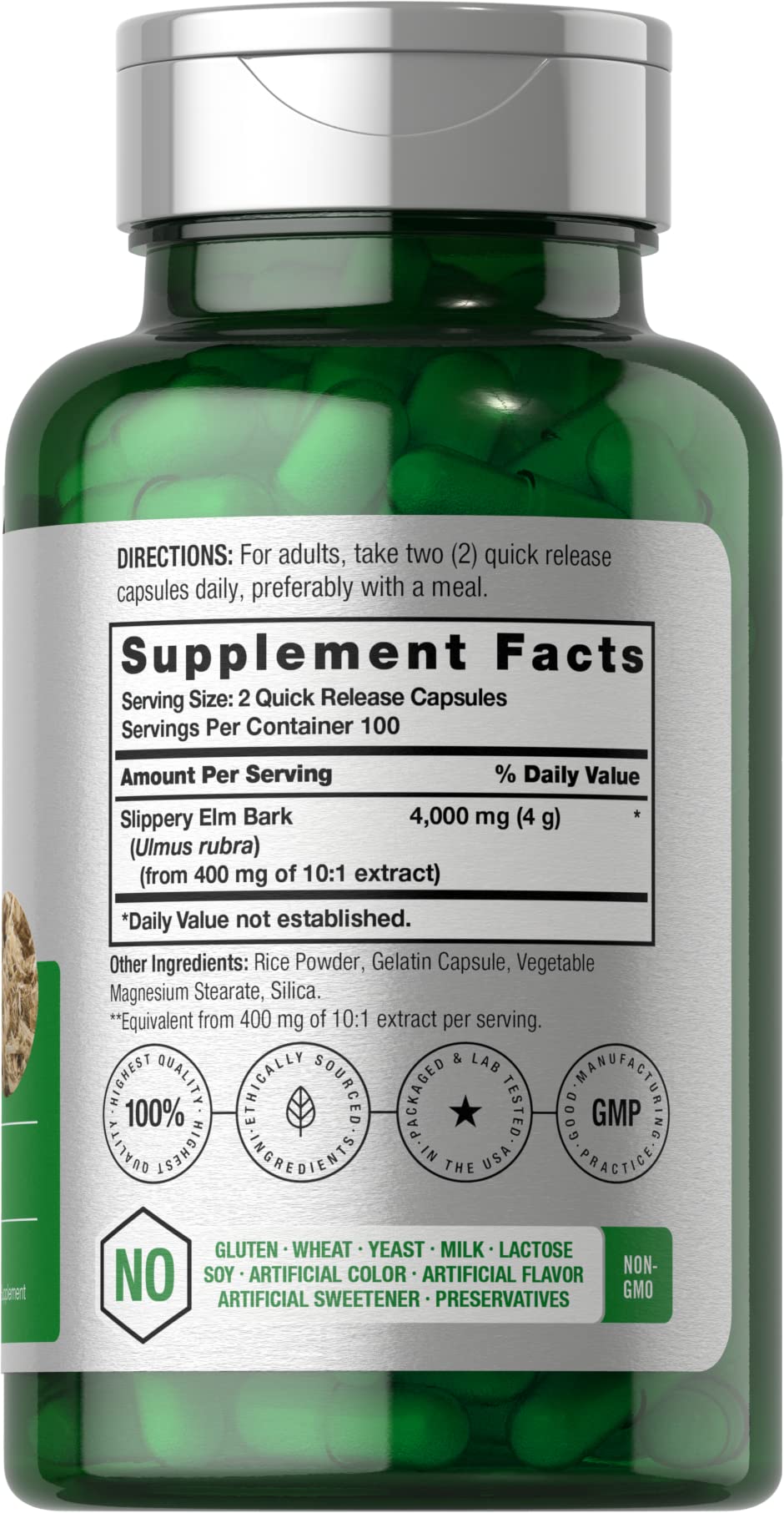 Capsules inside offer convenient, quick-release daily intake