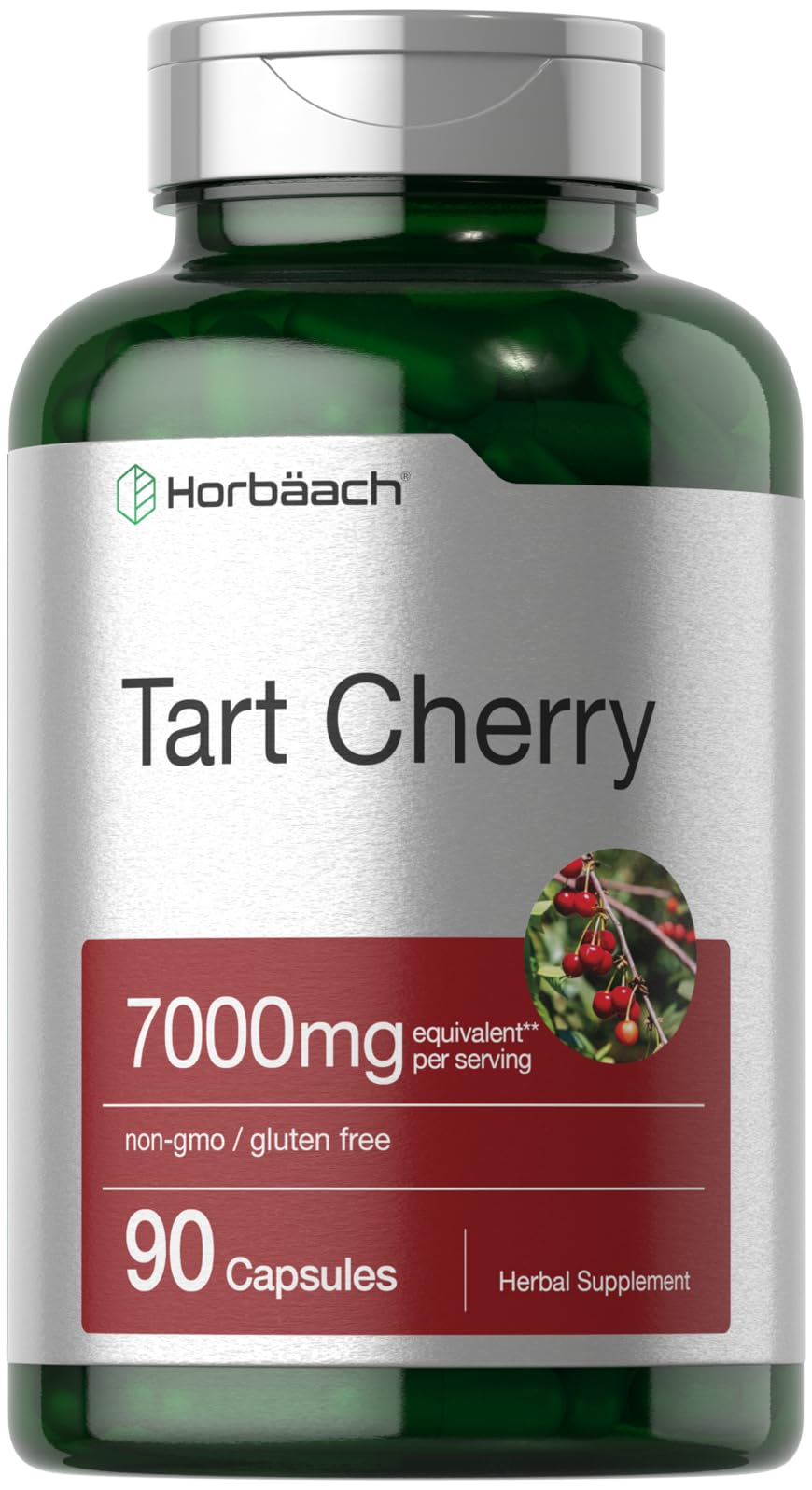 Horbäach Tart Cherry Extract capsules for convenient daily support