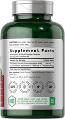 Horbäach Tart Cherry Extract bottle label showing 7000 mg potency