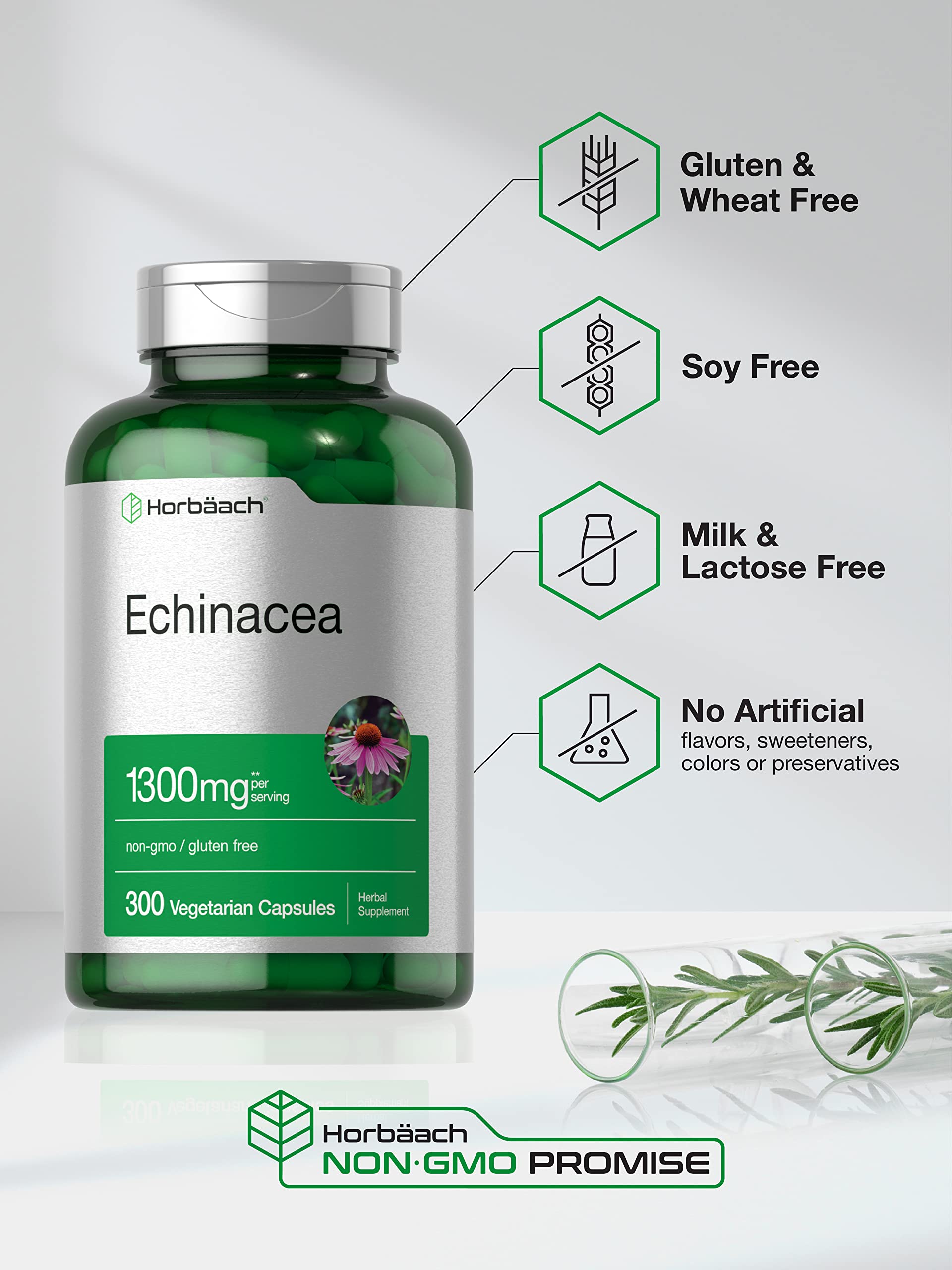 Horbäach vegan capsules, non-GMO and gluten-free