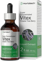 Horbaach Vitex Berry Chasteberry tincture bottle for daily herbal support