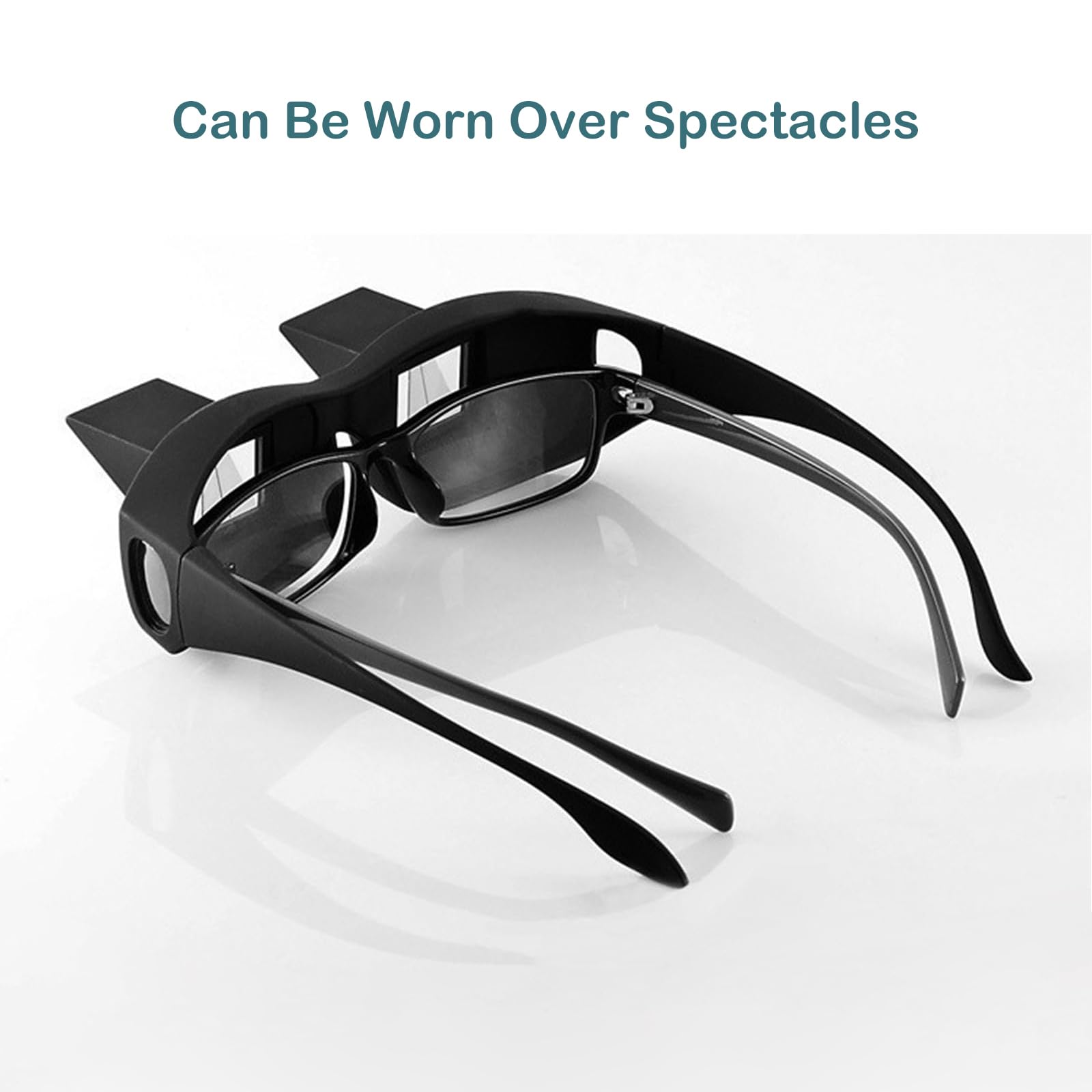 Horizontals Lazy Glasses can be worn over prescription glasses for convenience.