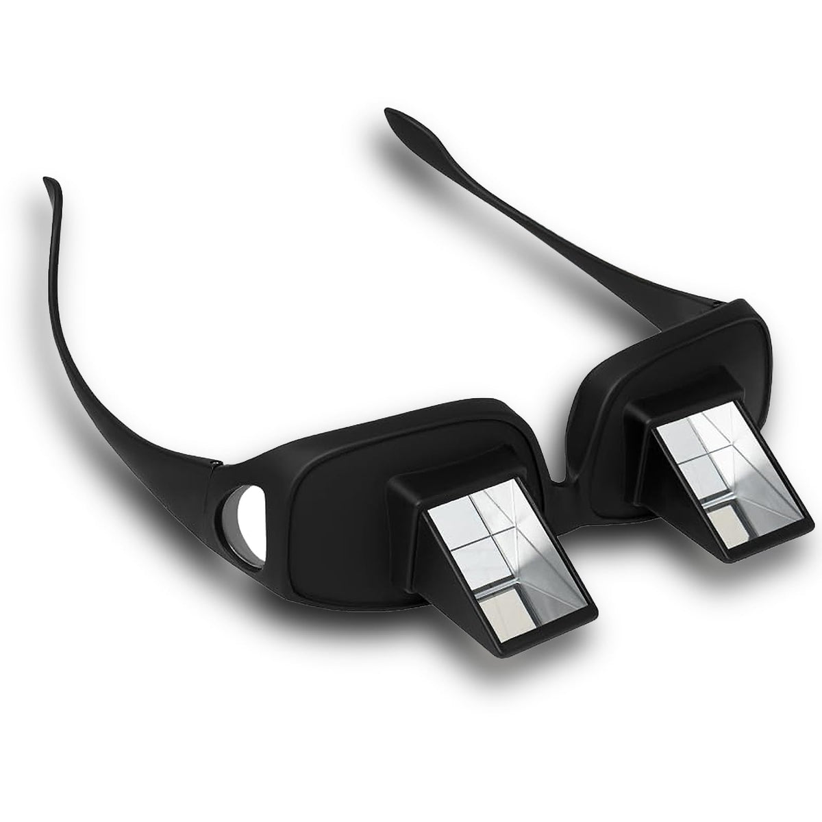 Horizontals Lazy Glasses prism 90-degree bed reading for comfortable, hands-free visibility.