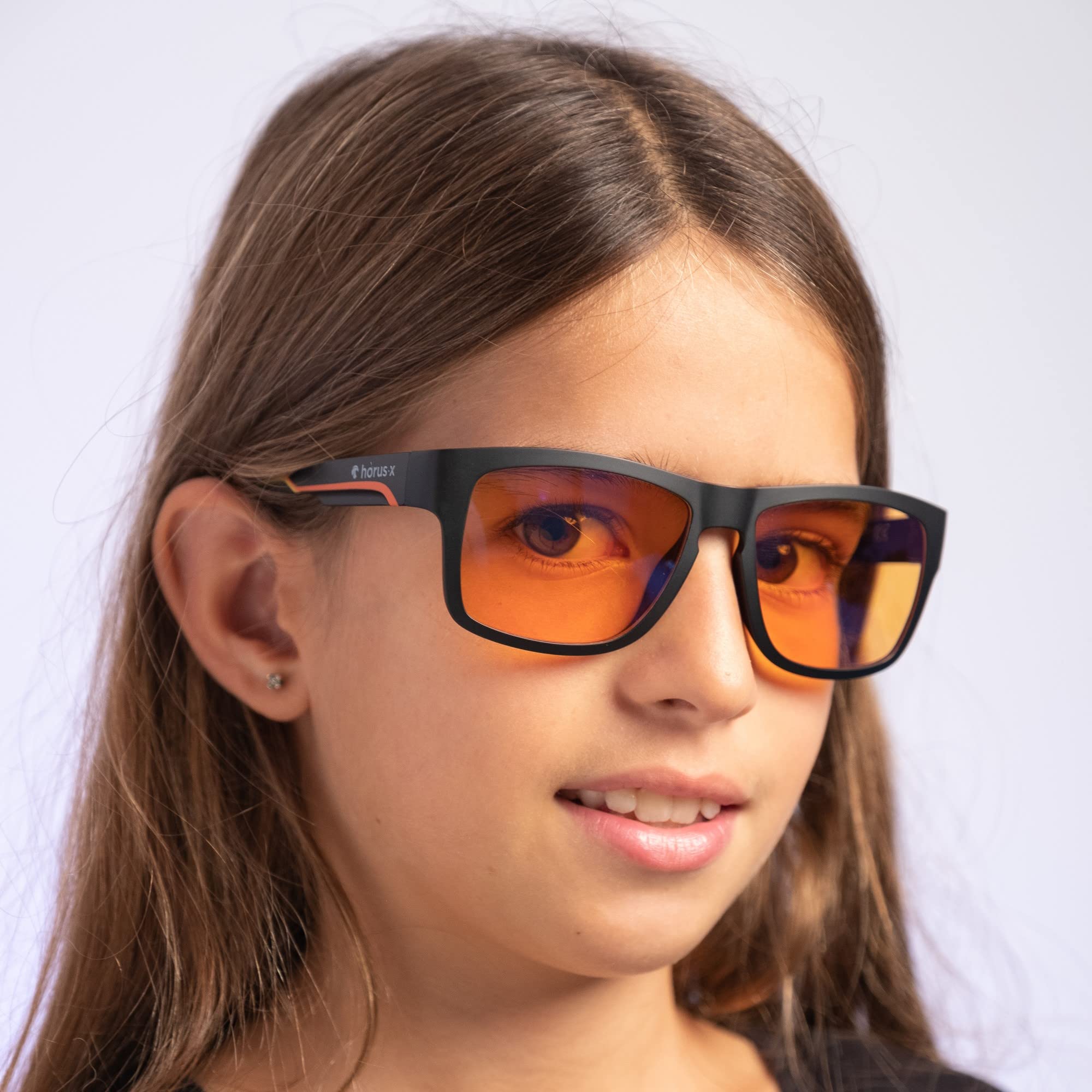 Horus X Kids blue light blocking glasses UV 400nm protection reduces exposure