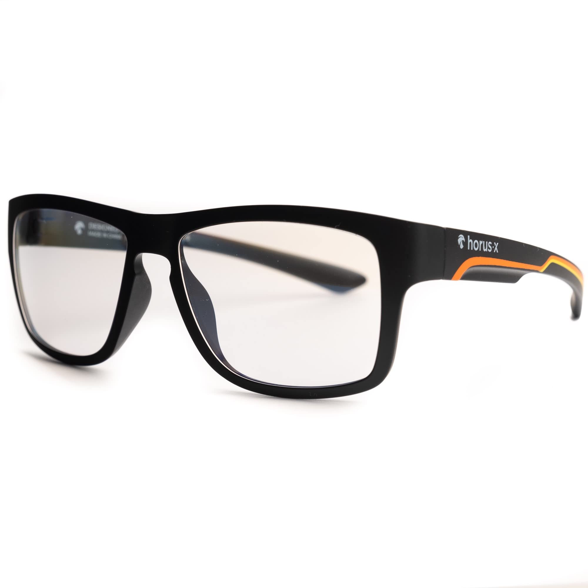 Horus X Kids blue light glasses front view showing lightweight design and comfortable fit.