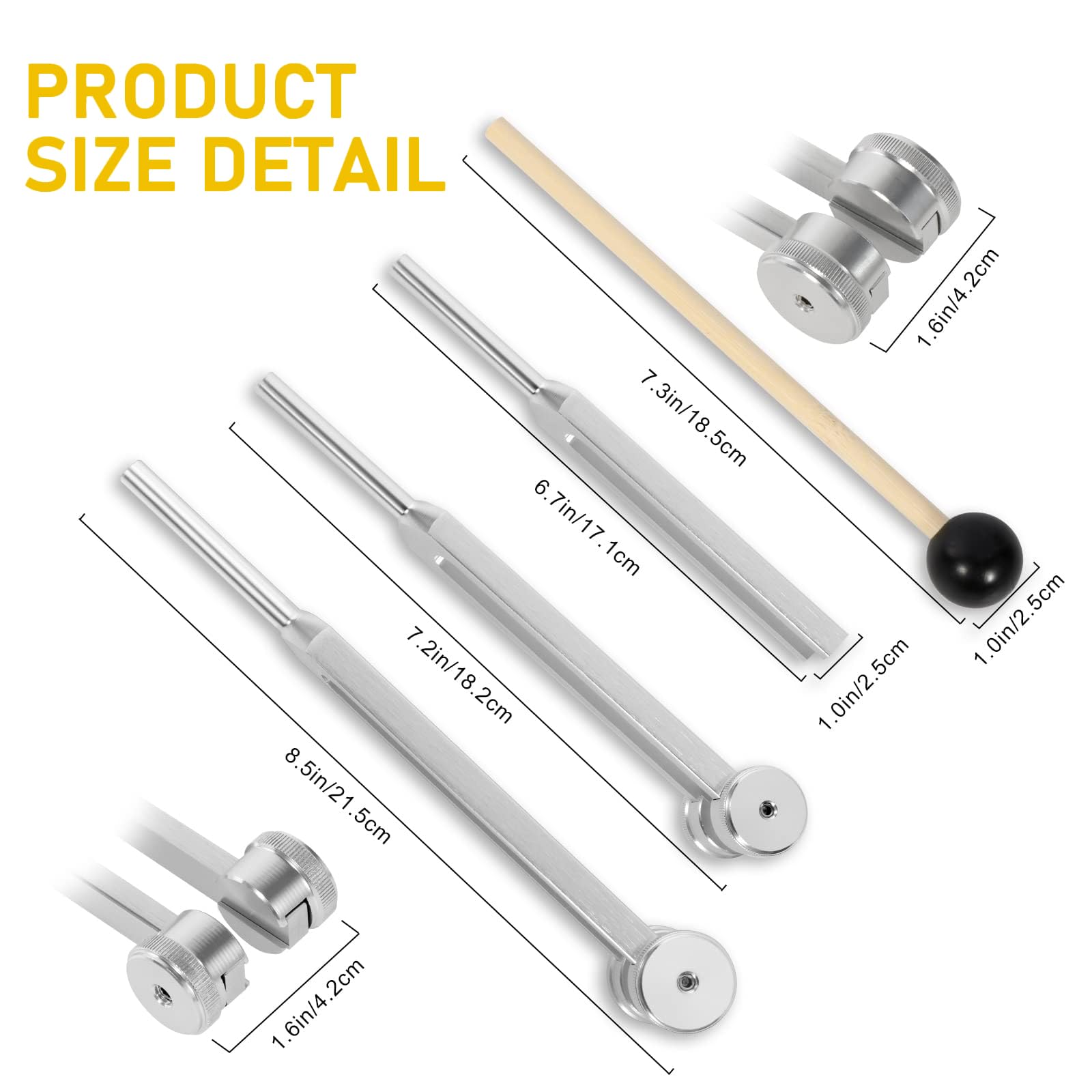 HOSDFOIER flannel pouch keeps tuning forks portable and protected.