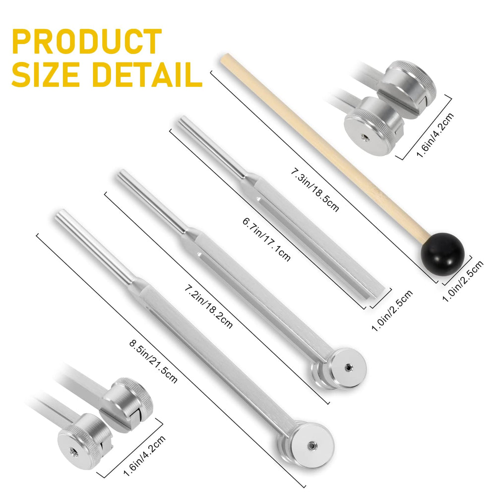 HOSDFOIER flannel pouch keeps tuning forks portable and protected.