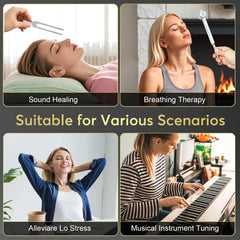 HOSDFOIER reflex hammer included for light percussion sessions.