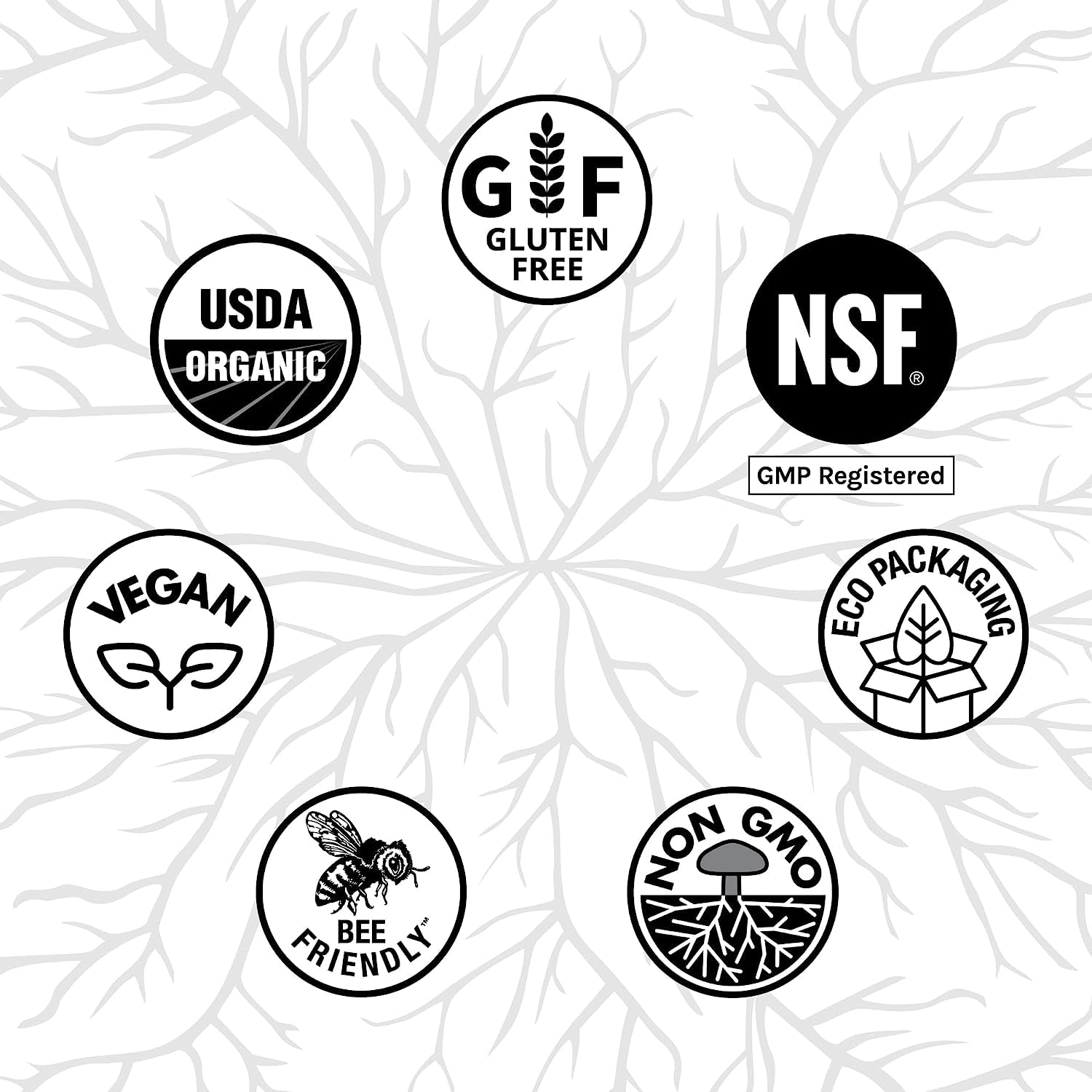Host Defense Brain & Body Powder gluten-free badge visible on packaging.