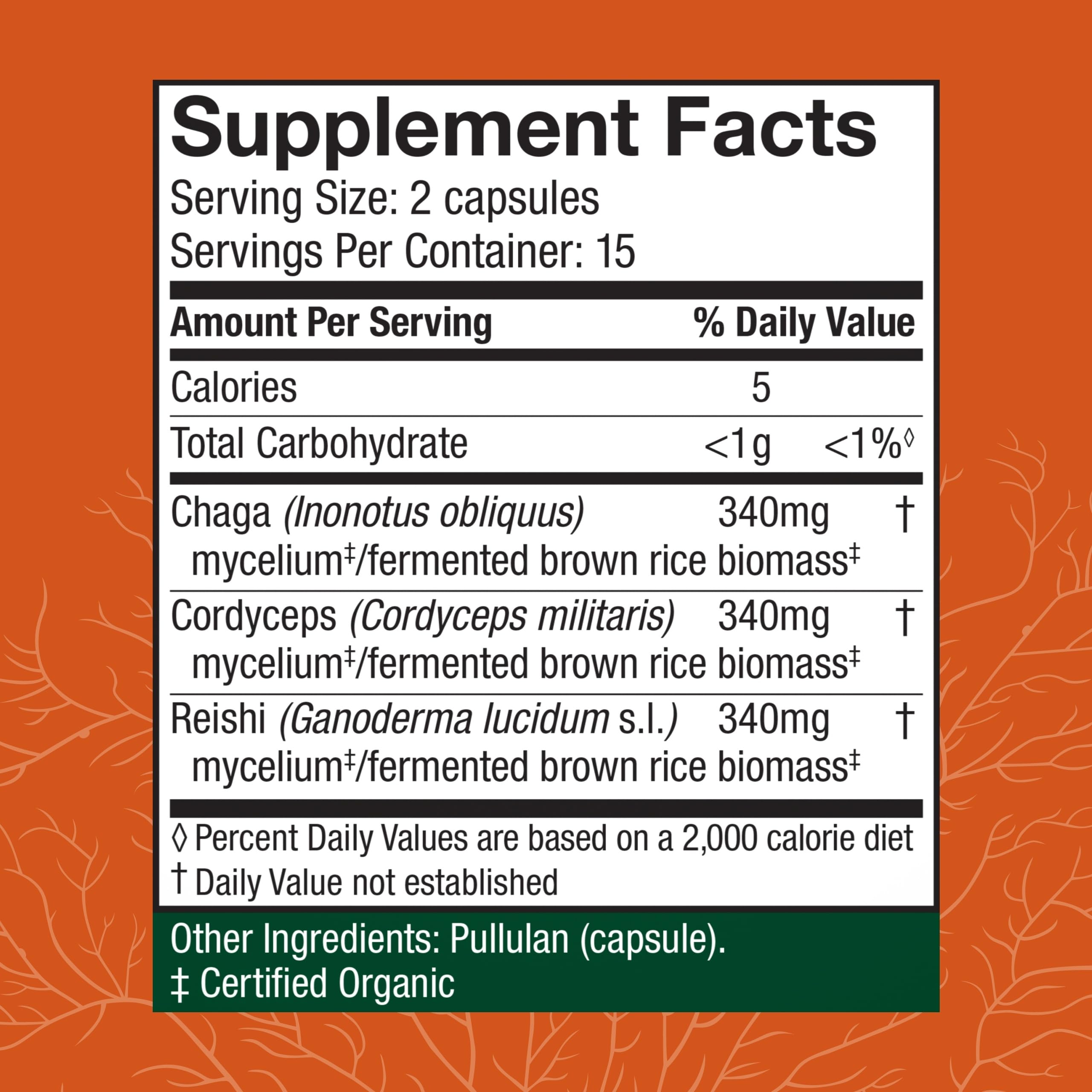 Close-up of Host Defense Breathe label showing mushroom blend for respiratory support.