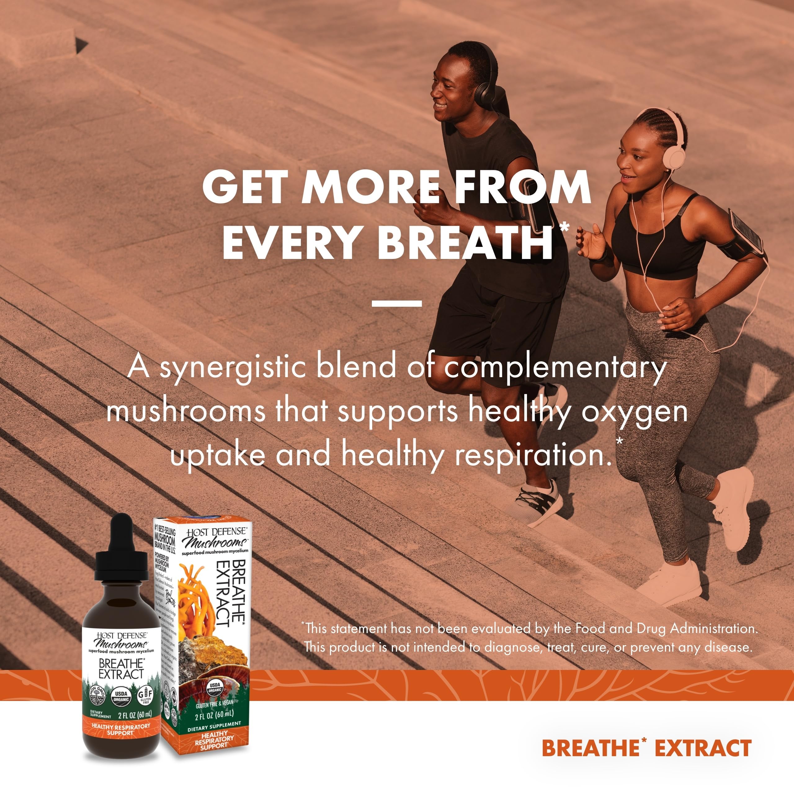 Host Defense Breathe Extract close-up of drops for accurate dosing.